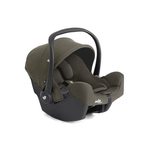 Joie - Scoica auto i-Snug 2 cu tetiera reglabila, 40-75 cm, Fern, testata ADAC si certificata R129, Culoare: Verde inchis, Grupa: 0-13kg (0 luni - 12 luni)