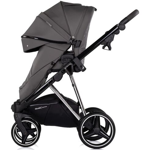 Carucior Chipolino Imperium 3 in 1 charcoal, Culoare: Gri/Negru, Model: 3 in 1,poza 11