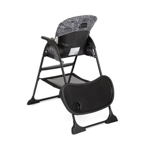 Joie - Scaun de masa Mimzy Snacker ABC Charcoal, Culoare: Negru/Alb,poza 5