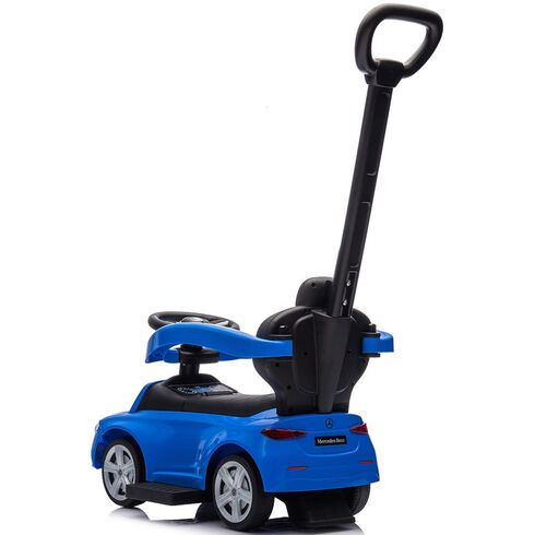 Masinuta de impins Chipolino Mercedes Benz C-Class cu maner blue, Culoare: Blue,poza 8