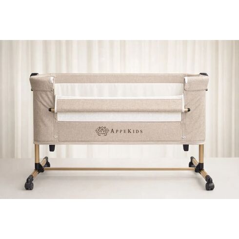 Co-Sleeper 4in1 AppeKids - Dreamy - Sand, Culoare: Crem, Dimensiuni: 90x50,poza 4