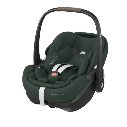 Scaun Auto I-Size Maxi-Cosi PEBBLE 360 PRO2 + Baza Auto FAMILYFIX 360 PRO TWILLIC GREEN, Culoare: Verde inchis, Grupa: 0-13kg (0 luni - 12 luni),poza 2