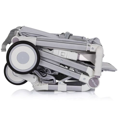 Carucior sport Chipolino Pocket platinum, Culoare: Gri deschis, Model: sport,poza 5