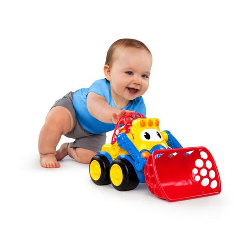 Go Grippers Buldozerul Vesel - Bright Starts - poza 2 - ExclusivMAG.ro