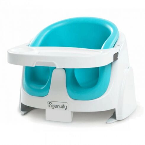 Scaun de masa 2 in 1 Peacock Blue - Bright Starts