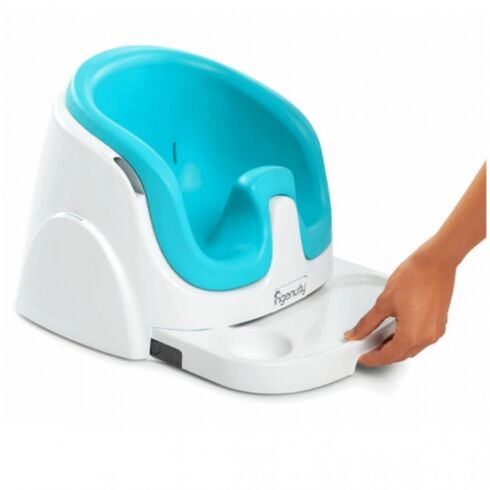 Scaun de masa 2 in 1 Peacock Blue - Bright Starts,poza 2