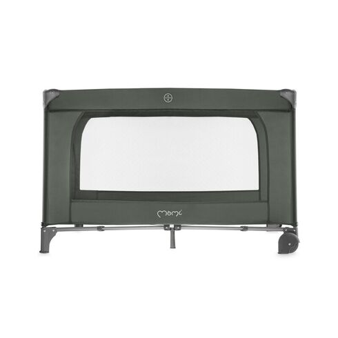 Patut pliabil cu doua nivele si masuta de infasat, 60x120 cm, Momi, Belove Plus - Green, Culoare: Verde inchis, Dimensiuni: 120x60,poza 4