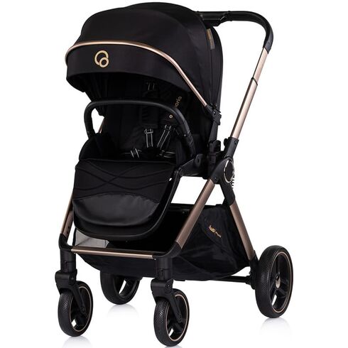 Carucior Chipolino Euphoria 3 in 1 noir, Culoare: Negru, Model: 3 in 1,poza 4