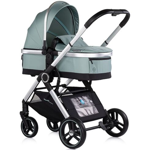 Carucior Chipolino Euphoria 3 in 1 matcha, Culoare: Turcoaz, Model: 3 in 1,poza 2