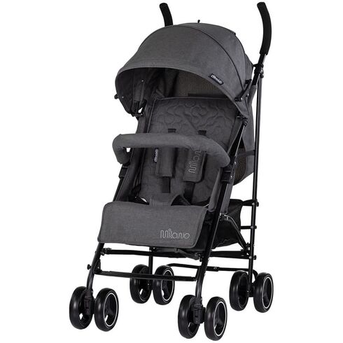 Carucior sport Chipolino Milano charcoal, Culoare: Gri/Negru, Model: sport