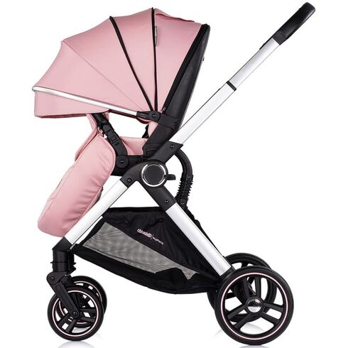 Carucior Chipolino Euphoria 3 in 1 powder pink, Culoare: Roz, Model: 3 in 1,poza 6