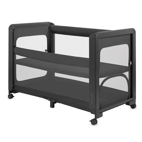 Patut multifunctional, Lionelo, Patty, 5 in 1, 0- 36 luni, Co-sleeper, Tarc de joaca, Patut de calatorie, Gri,poza 2