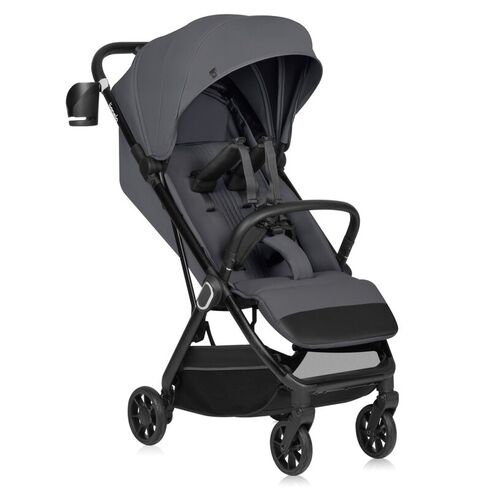 Carucior sport, Lionelo, Bess, Pana la 22 kg, 6 luni+, Gri, Culoare: Gri, Model: sport