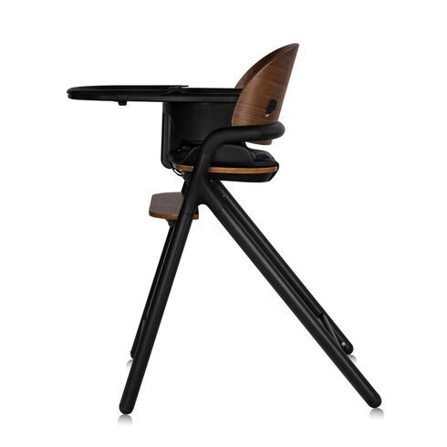 Scaun de masa multifunctional Celia, Lionelo, Din lemn de fag, 6 luni- adult, Negru, Culoare: Negru,poza 2