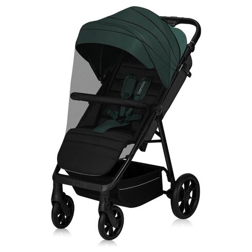Carucior sport, Lionelo, Mira, Pana la 22 kg, 6 luni+, Verde, Culoare: Verde inchis, Model: sport,poza 6