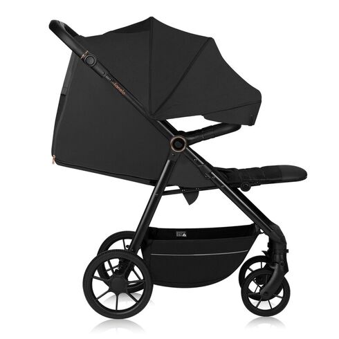 Carucior sport, Lionelo, Mira, Pana la 22 kg, 6 luni+, Negru, Culoare: Negru, Model: sport,poza 5