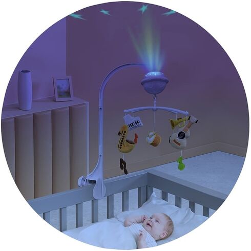 Carusel muzical pentru patut cu proiector Chipolino Music,poza 2