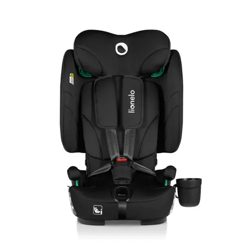 Scaun auto pliabil, Lionelo, Nelly, i-Size, 76- 150 cm, Negru, Culoare: Negru, Grupa: 9-36kg (9 luni - 12 ani),poza 2