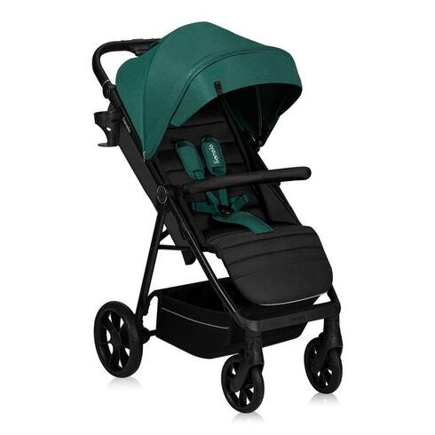 Carucior sport, Lionelo, Mira, Pana la 22 kg, 6 luni+, Verde, Culoare: Verde inchis, Model: sport,poza 2
