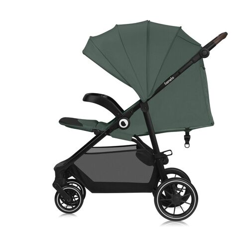 Carucior sport, Lionelo, Emma One, Pana la 22 kg, 6 luni+, Conform cu EN1888-1, Verde, Culoare: Verde inchis, Model: sport,poza 5