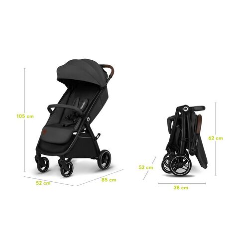 Carucior sport, Lionelo, Ingrid, Pana la 22 Kg, 6 luni+, Gri, Culoare: Gri, Model: sport,poza 8