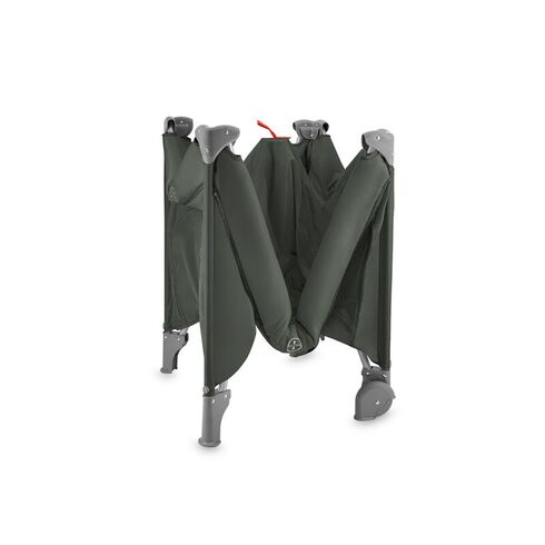 Patut pliabil cu doua nivele si masuta de infasat, 60x120 cm, Momi, Belove Plus - Green, Culoare: Verde inchis, Dimensiuni: 120x60,poza 3