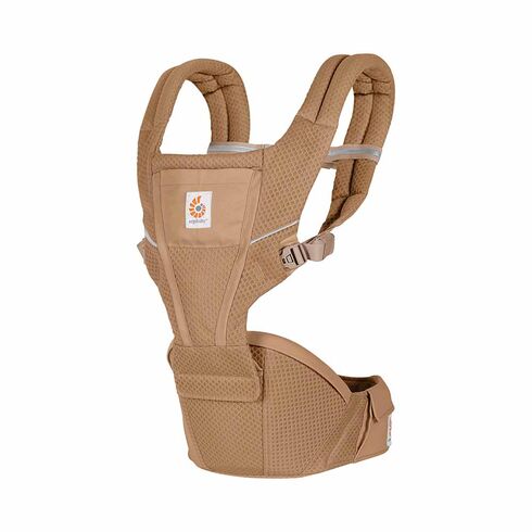 Marsupiu Alta Hip Ergobaby, 4 luni - 4 ani , 5.5-20.4 kg, Camel Brown, Culoare: Maro