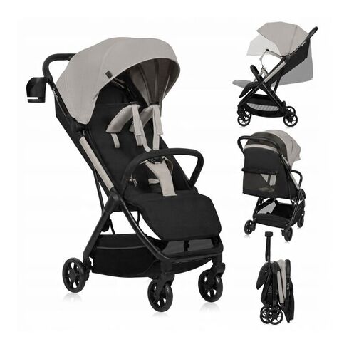 Carucior sport, Lionelo, Julie Air, Pana la 22 kg, 6 luni+, Bej, Culoare: Bej, Model: sport,poza 3