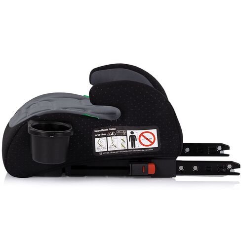 Inaltator auto Chipolino Go Boost Iso I-Size 125-150 cm cu sistem Isofix charcoal, Culoare: Negru, Grupa: 22-36kg (6 ani - 12 ani),poza 3