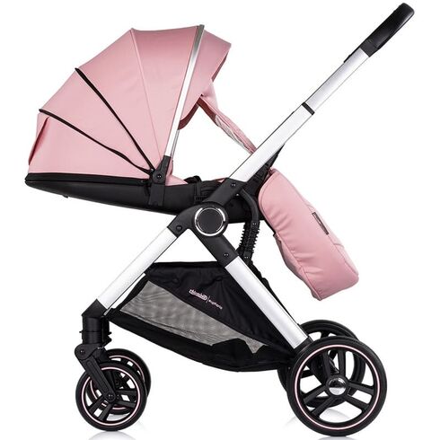 Carucior Chipolino Euphoria 3 in 1 powder pink, Culoare: Roz, Model: 3 in 1,poza 7