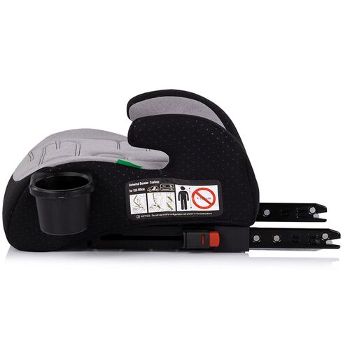 Inaltator auto Chipolino Go Boost Iso I-Size 125-150 cm cu sistem Isofix platinum, Culoare: Gri, Grupa: 22-36kg (6 ani - 12 ani),poza 3