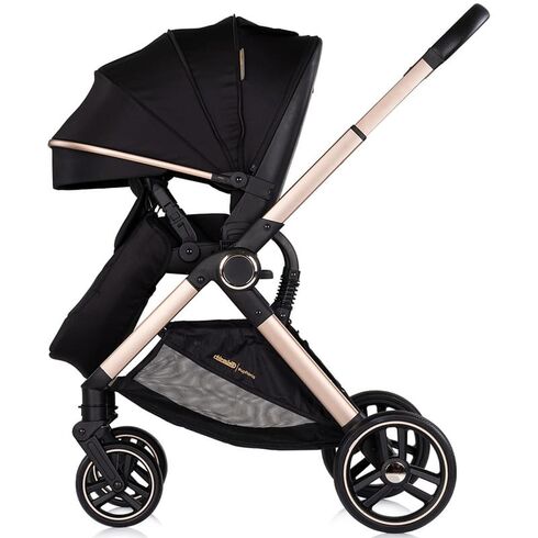 Carucior Chipolino Euphoria 3 in 1 noir, Culoare: Negru, Model: 3 in 1,poza 7