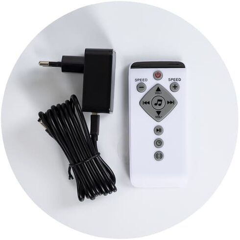 Leagan electric si patut pentru copii Chipolino Ultima cu laterala culisanta grey, Culoare: Gri,poza 7