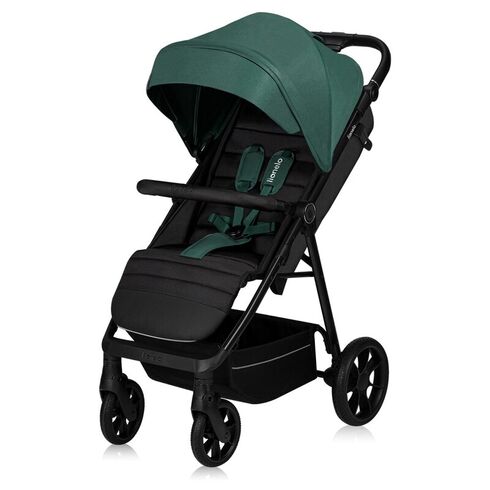 Carucior sport, Lionelo, Mira, Pana la 22 kg, 6 luni+, Verde, Culoare: Verde inchis, Model: sport