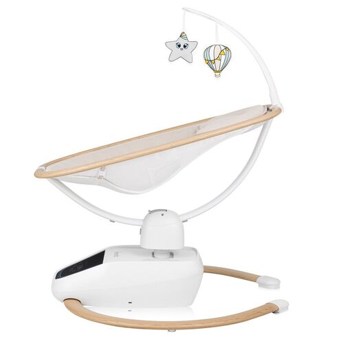 Balansoar si sezlong, Lionelo, Olivia, 2 in 1, Electric, Cu leganare 3D, Bej,poza 7