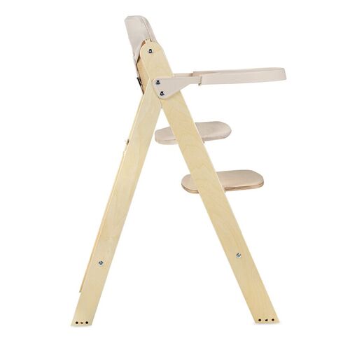 Scaun de masa, Lionelo, Floris, 3 in 1, Din Lemn, Sustine 40 kg, Bej, Culoare: Bej,poza 7