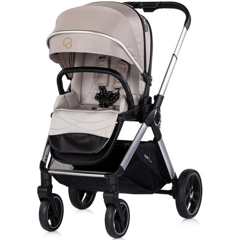 Carucior Chipolino Euphoria 3 in 1 latte, Culoare: Crem, Model: 3 in 1,poza 4
