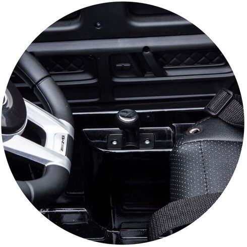 Masinuta electrica Chipolino SUV Mercedes AMG G63 cu scaun din piele si roti EVA Black, Culoare: Negru, Capacitate acumulator: 12V,poza 11