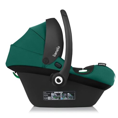 Scoica auto, Lionelo, i-Size Astrid, Include baza Isofix, 0-13 Kg, 40-87 cm, Testat ADAC, Conform cu R129, Verde, Culoare: Verde inchis, Grupa: 0-13kg (0 luni - 12 luni),poza 7