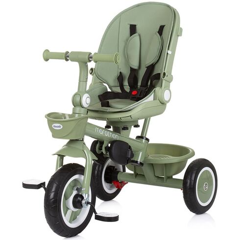 Tricicleta Chipolino Marathon pastel green, Culoare: Verde inchis,poza 7