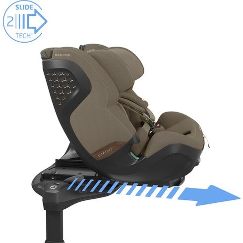 Scaun Auto Maxi-Cosi Pearl XL Slide Pro AUTHENTIC GRAPHITE, Culoare: Gri, Grupa: 0-36kg (0 luni - 12 ani),poza 8