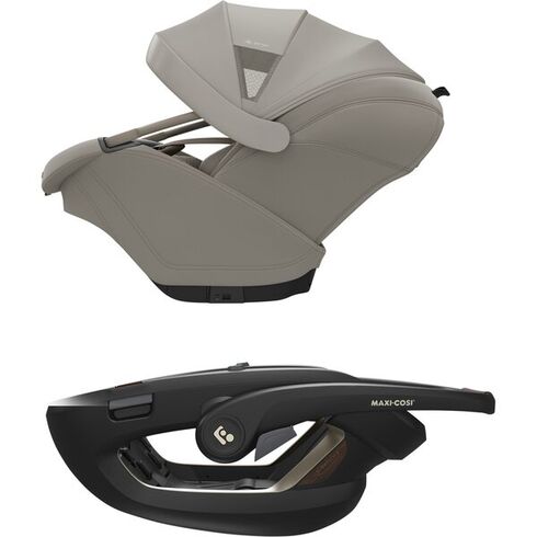 Scoica Auto Maxi-Cosi Coral Slide Pro OAK TRUFFLE, Culoare: Crem, Grupa: 0-13kg (0 luni - 12 luni) - poza 3 - ExclusivMAG.ro