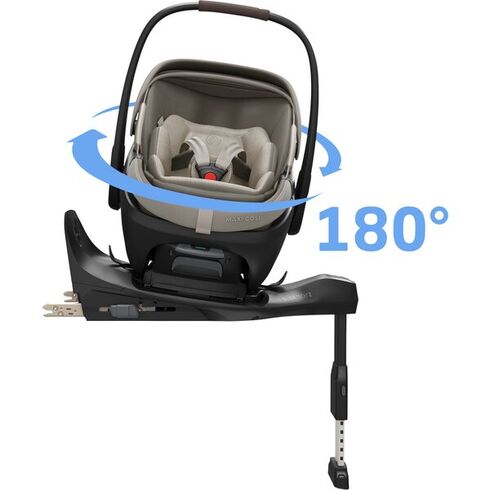 Scoica Auto Maxi-Cosi Coral Slide Pro OAK TRUFFLE, Culoare: Crem, Grupa: 0-13kg (0 luni - 12 luni) - poza 11 - ExclusivMAG.ro