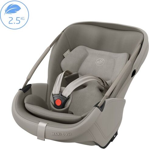 Cos Auto Maxi-Cosi Coral Slide Pro SAPPHIRE SAND, Culoare: Gri deschis, Grupa: 0-13kg (0 luni - 12 luni),poza 6