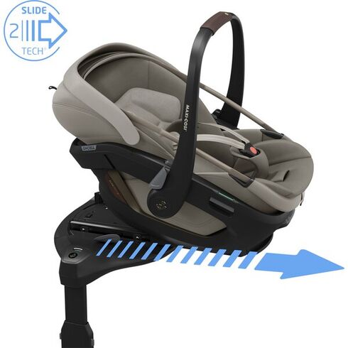 Cos Auto Maxi-Cosi Coral Slide Pro SAPPHIRE SAND, Culoare: Gri deschis, Grupa: 0-13kg (0 luni - 12 luni),poza 10