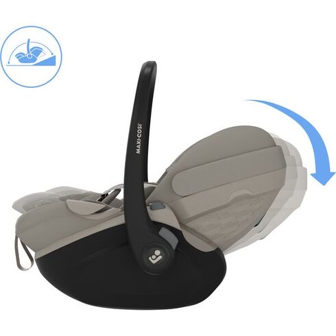 Cos Auto Maxi-Cosi Pebble Slide Pro SAPPHIRE SAND, Culoare: Gri deschis, Grupa: 0-13kg (0 luni - 12 luni),poza 4