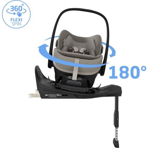 Cos Auto Maxi-Cosi Pebble Slide Pro SAPPHIRE SAND, Culoare: Gri deschis, Grupa: 0-13kg (0 luni - 12 luni),poza 8