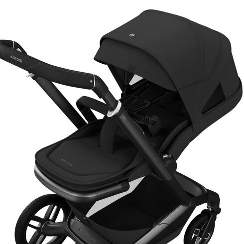 Carucior 2 in 1 Maxi-Cosi FAME TWILLIC BLACK, Culoare: Negru, Model: 2 in 1,poza 7