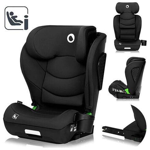 Scaun auto i-Size, Lionelo, Neal, 15-36 Kg, 100-150 cm, Cu Isofix, Conform ECE R129, Negru, Culoare: Negru, Grupa: 15-36kg (4 ani - 12 ani),poza 8