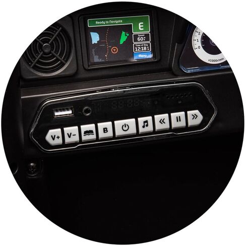 Masinuta electrica Chipolino Toyota FJ Cruiser cu roti EVA Black,poza 9